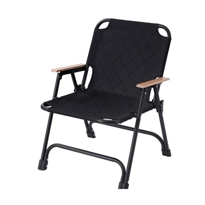 Scaune de exterior din metal negru